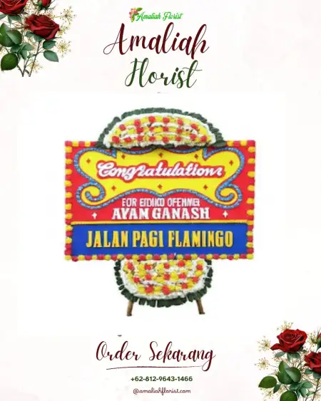 Sewa Papan Bunga Padasenang